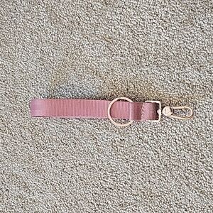 Harvey's Keychain Dusty Rose with Rose Gold hardware